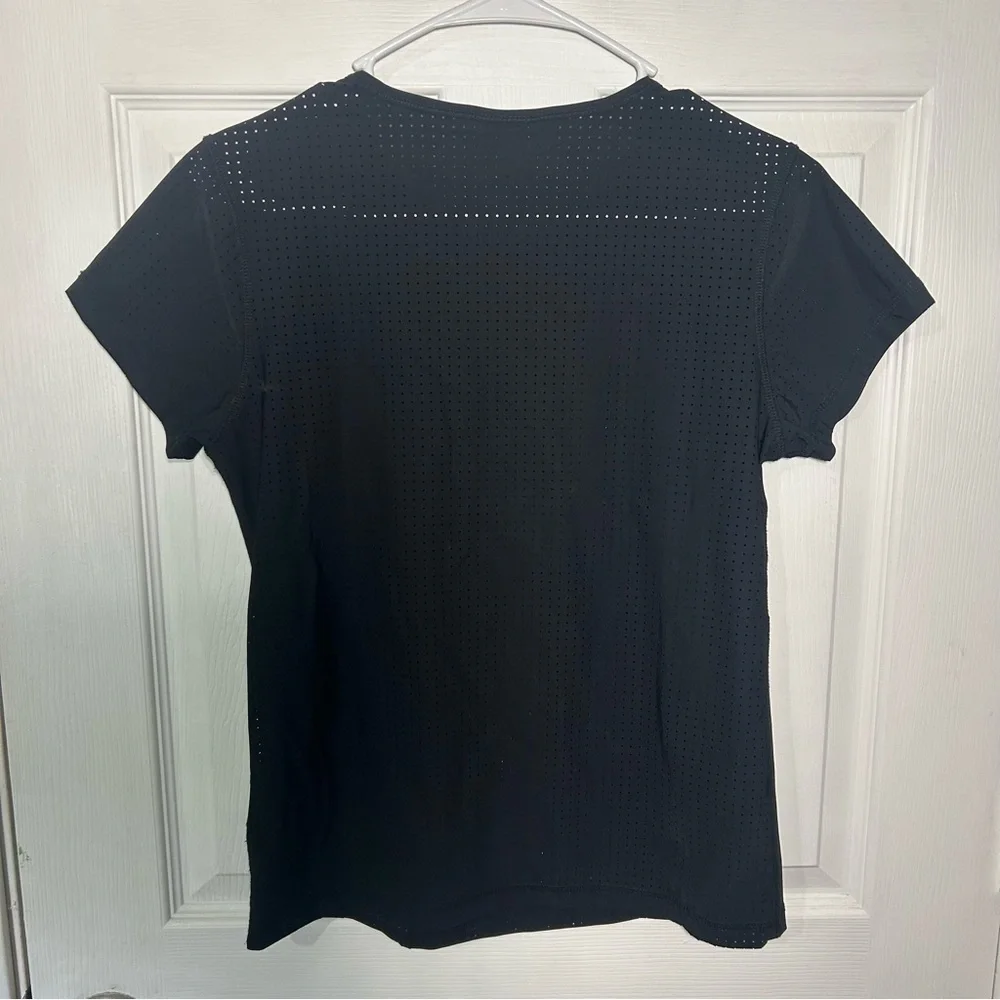 DC United MLS Soccer The Wild Collective Black Perforated Mesh Top Size Medium - Picture 9 of 13